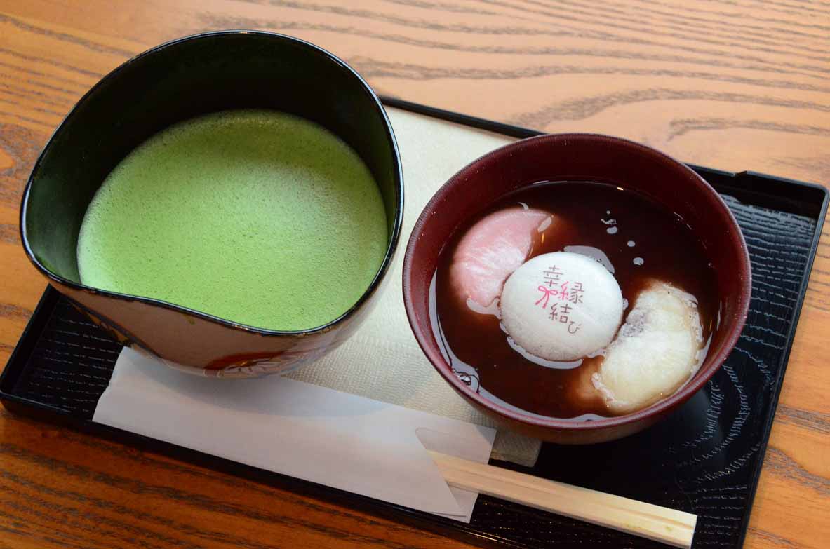 【出雲市】＜出雲ぜんざい本舗＞老舗の抹茶と楽しむぜんざい専門店