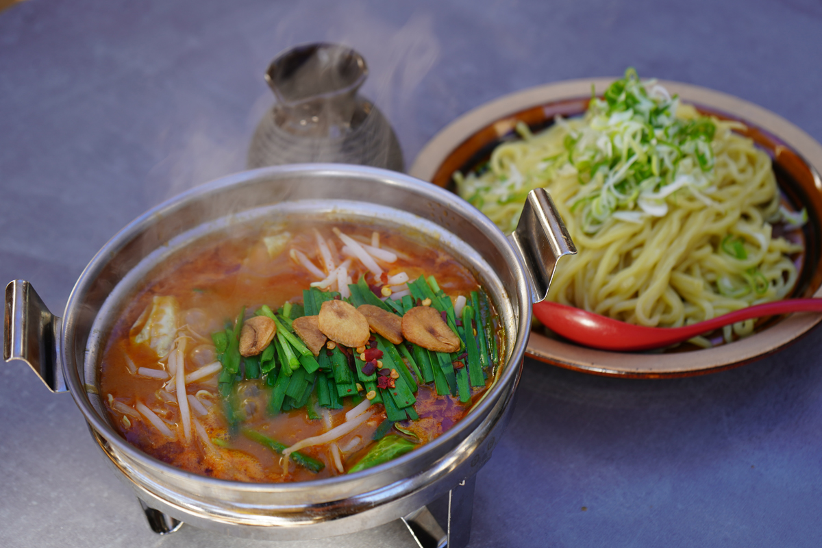 【松江市】<ラーメン ゴイケヤ>冬期限定!もつ鍋×つけ麺の熱々ラーメン
