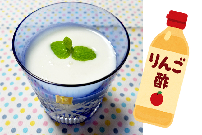 0814あそびばキッチン_牛乳カルピスリンゴ酢