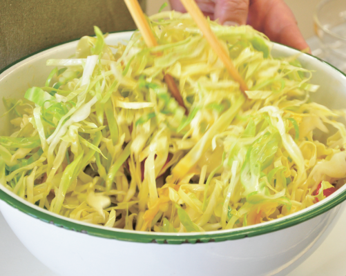 クッキング・キャベツのオムレツ-01