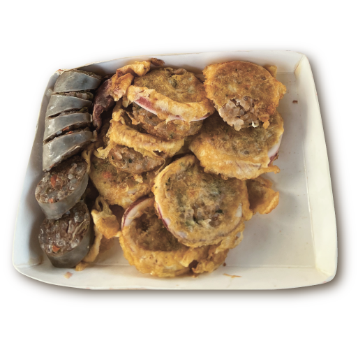 スンデ（左）・イカスンデ（右）