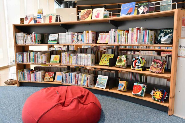 境港市民図書館ビーズクッション