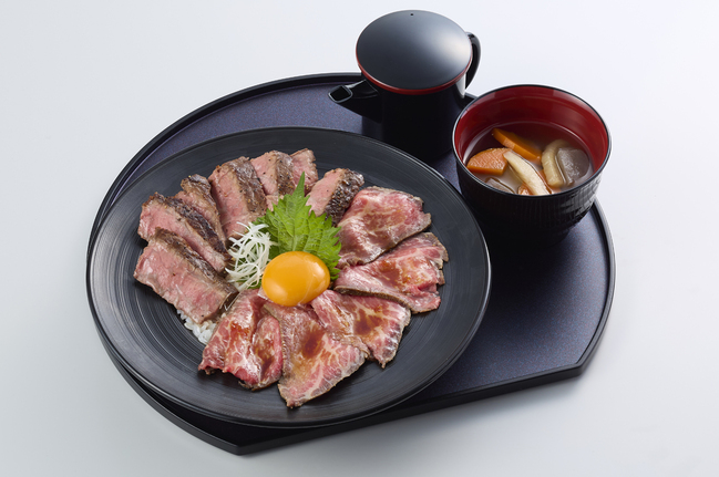 Rしまね和牛ステーキ&ロストビーフ丼