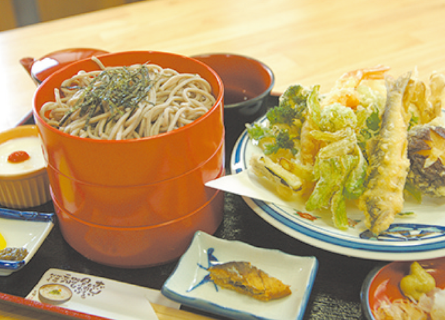 R石見_きたみち庵天ぷら割子そば