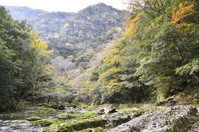 R千丈渓の千畳敷(江津市桜江町江尾23.11.16