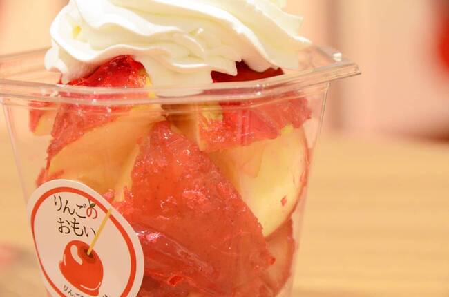 りんごのおもいりんごあめアップ