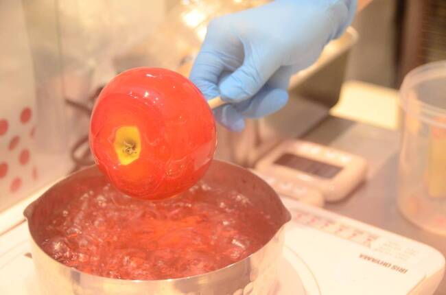 りんごのおもいお土産りんごあめゆげ