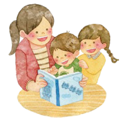 1207_子育て支援センター_親子イラスト