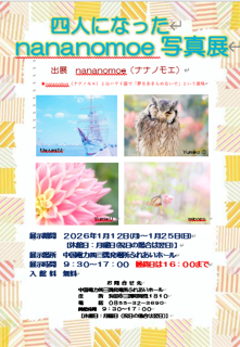 「四人になったnananomoe（ナナノモエ）写真展」