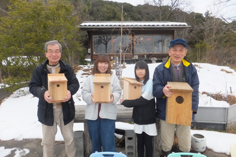 ムササビ・野鳥の巣箱作り