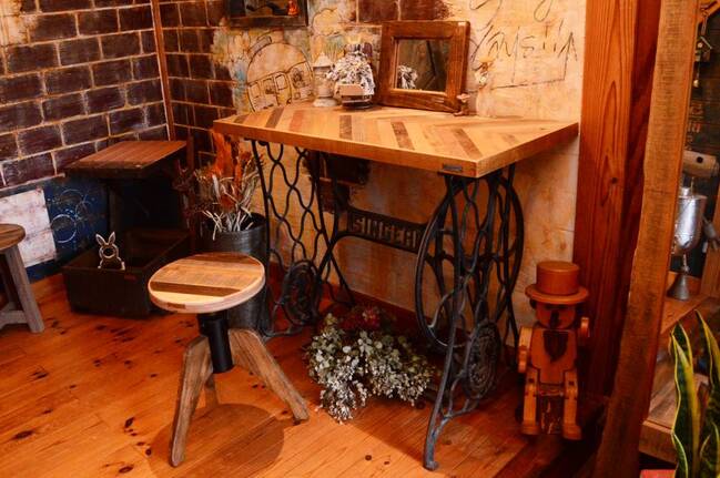 ryokusyuuミシンテーブル