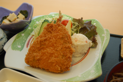 ふきのとうアジフライ