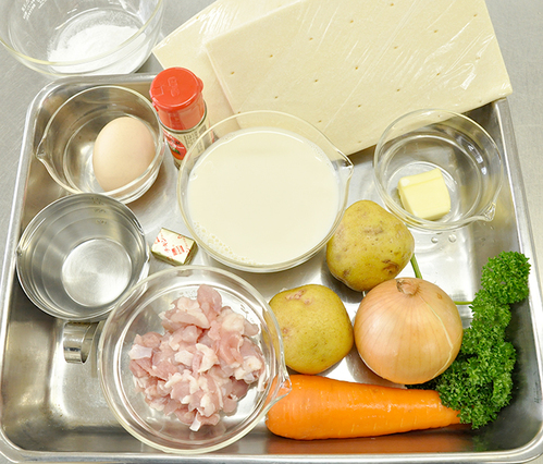 0109_チキンクリームホットパイ_材料