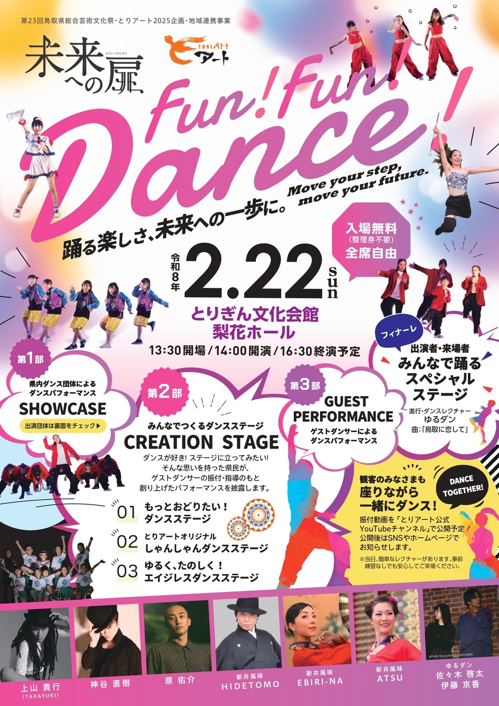 とりアート 未来への扉～FUN!FUN!DANCE!～