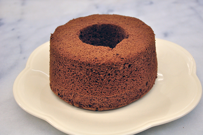 チョコレートシフォン完成写真