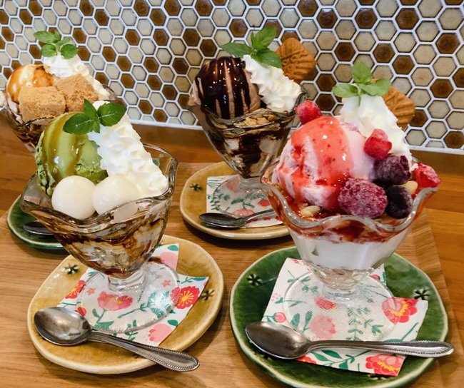 食堂cafeみらく・ミニパフェ