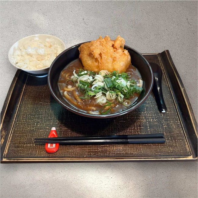 京武うどん・とり天カレーうどん