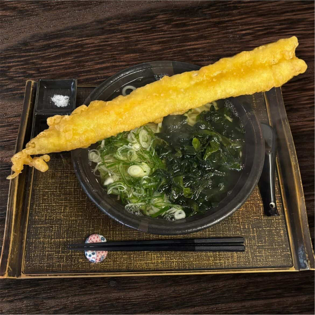 京武うどん・穴子天うどん