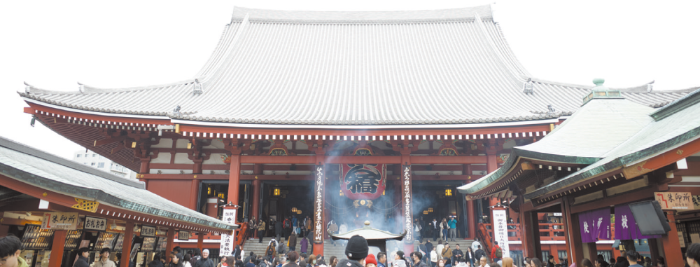 萩・石見空港で行く東京観光-本堂
