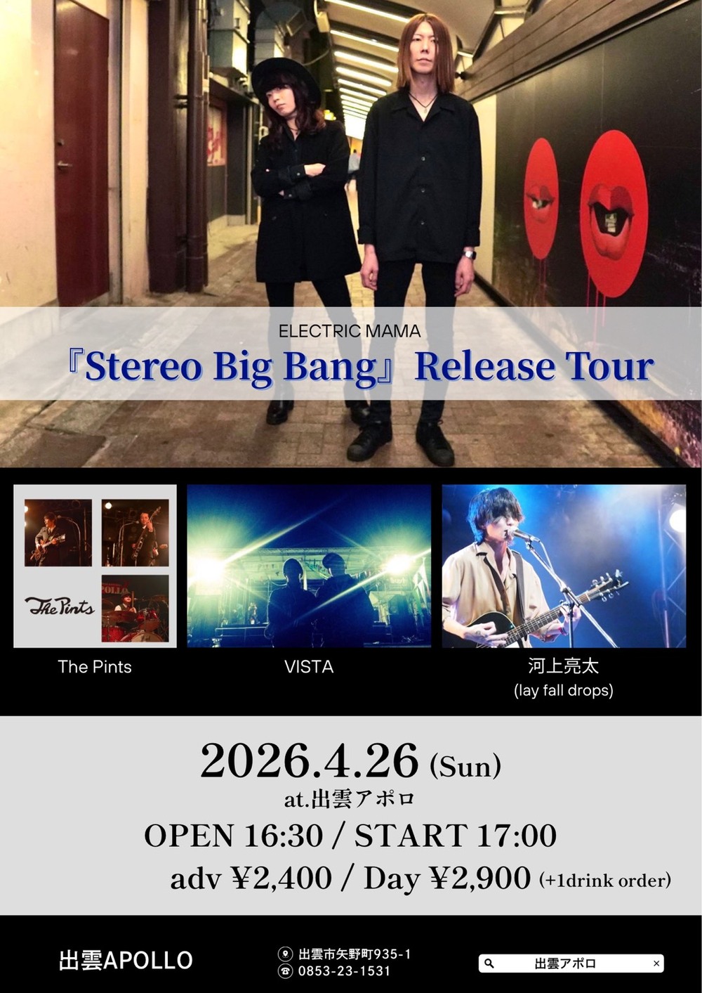 ELECTRIC MAMA 『Stereo Big Bang』Release Tour
