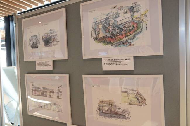 NHKロビーばけばけ展示5