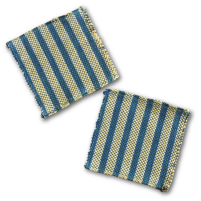 0421_創る コースター_ストライプ2枚