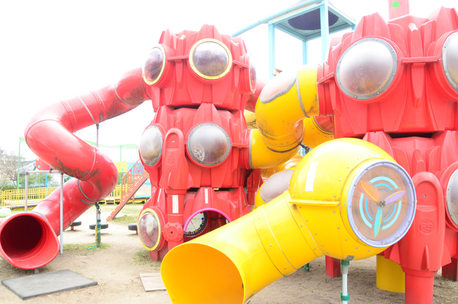 親子で倉吉・遊具２