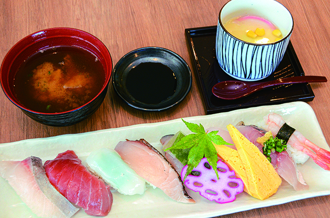 平日限定 本日の板長おすすめ８貫セット