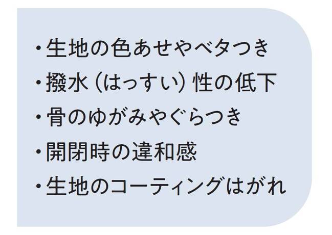 傘買い替えポイント