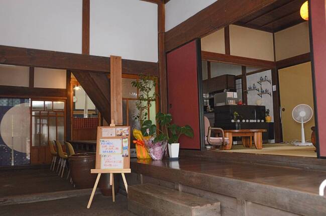 蒼月庵店内入口