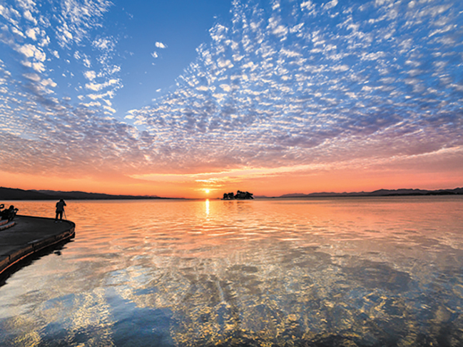 ★松江しんじ湖温泉_夕日