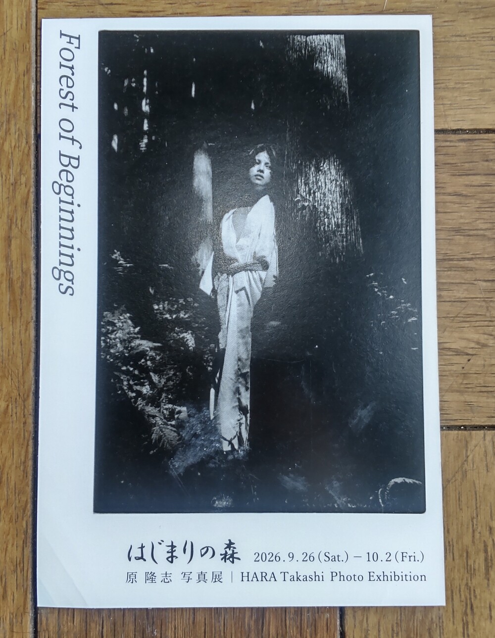 原 隆志 写真展　　はじまりの森