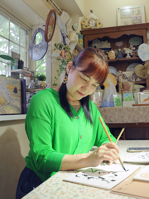 0917_川谷真弓さん_ 制作中